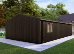 Barn Style 2 BED A Log Cabin Exterior -Mycabin.ie