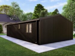 Barn Style 2 BED A Log Cabin Exterior -Mycabin.ie