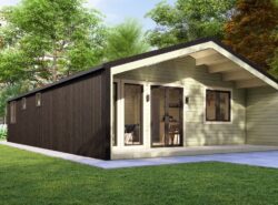 Barn Style 3 BED A Log Cabin Exterior -Mycabin.ie