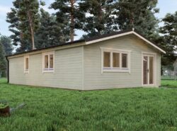 3 BED C Log Cabins Exterior - Mycabin.ie Ireland