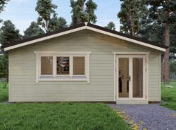 3 BED C Log Cabins Exterior - Mycabin.ie Ireland