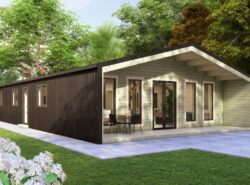 Barn Style 4 BED A Log Cabin Exterior -Mycabin.ie Ireland