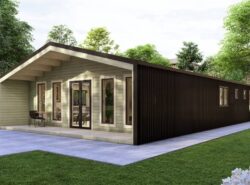 Barn Style 4 BED A Log Cabin Exterior -Mycabin.ie Ireland