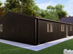 Barn Style 4 BED A Log Cabin Exterior -Mycabin.ie