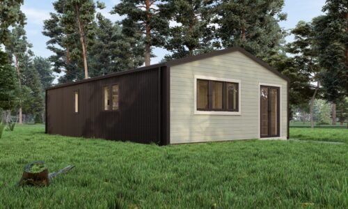 Barn Style 3 BED C Log Cabin Exterior - Mycabin Ireland Barn Style 3 BED C Log Cabin Exterior - Mycabin Ireland