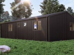 Barn Style 3 BED C Log Cabins Exterior - Mycabin.ie Ireland