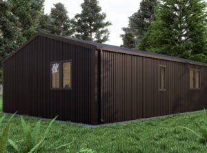 Barn Style 3 BED C Log Cabins Exterior - Mycabin.ie