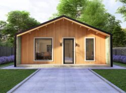Barn Style 2 Bed S Log Cabin Exterior -MyCabin.ie