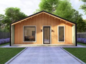 Barn Style 2 Bed S Log Cabin Exterior -MyCabin.ie