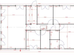 Four Bed A Barn Style Log Cabin Floor Plan