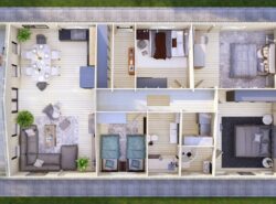 Barn Style 4 BED A Log Cabin Interior -Mycabin.ie Ireland