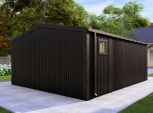 Barn Style 1 Bed A2 Log Exterior | MyCabin.ie