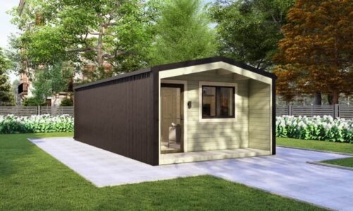 Barn Style One Bed D Log Cabin Exterior Barn Style One Bed D Log Cabin Exterior | MyCabin.ie Dublin