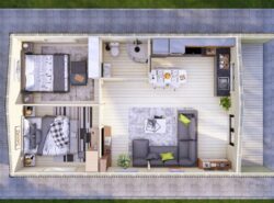 Barn Style Two Bed A Interior