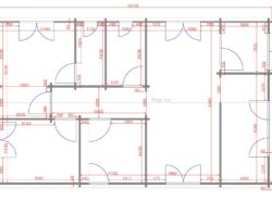 Three Bed C Barn Style Log Cabin Floor Plan