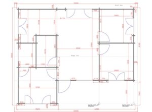 3 Bed L Floor Plan