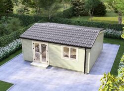 One Bed A Log Cabin Exterior - Mycabin.ie