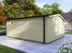 One Bed A Log Cabin Exterior - Mycabin.ie