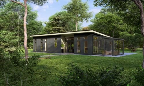 Barn Style 4 bed B Exterior Option 1 Barn Style 4 bed B Exterior - Mycabin.ie