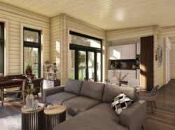 Barn Style 4 bed B Interior -MyCabin.ie Ireland