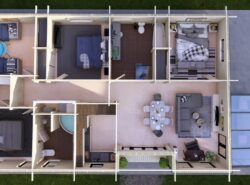 Barn Style 4 bed B Interior - Mycabin.ie