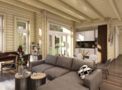 Four bedroom B Interior - Mycabin.ie