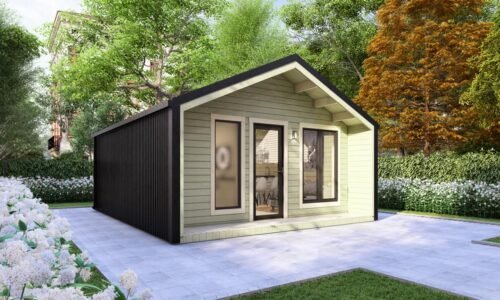 Barn Style One Bed E Log Cabins Exterior Barn Style One Bed E Log Cabins Exterior - Mycabin.ie Ireland