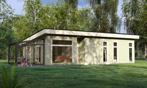 Residential Three Bed D Log Cabin -Mycabin.ie Residential Three Bed D Log Cabin -Mycabin.ie