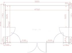 Budget 12 Log Cabin Floor Plan