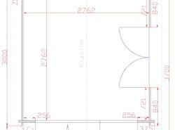 Budget 4 Log Cabin Floor Plan