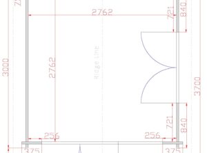 Budget 4 Log Cabin Floor Plan