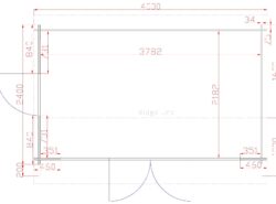 Budget 5 Log Cabin Floor Plan
