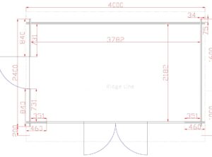 Budget 5 Log Cabin Floor Plan