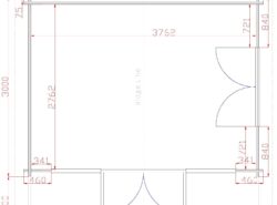 Budget 6 Log Cabin Floor Plan