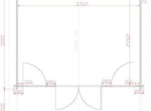 Budget 7 Log Cabin Floor Plan