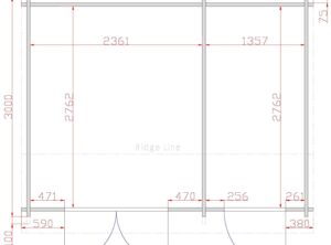 Budget 8 Log Cabin Floor Plan