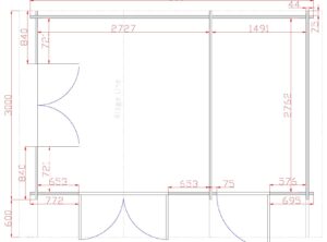 Budget 9 Log Cabin Floor Plan