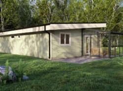 Residential Three Bed D Log Cabin -Mycabin.ie