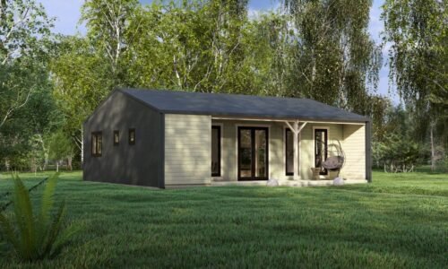Barn Style Two Bed E Log Cabin Exterior Barn Style 2 Bed E Log Cabin -Mycabin.ie