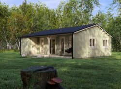 Residential Two Bed E Log Cabin -Mycabin.ie