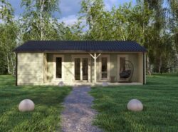 Residential Two Bed E Log Cabin -Mycabin.ie