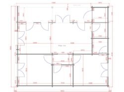 Two Bed E Barn Style Floor Plan