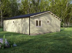 Residential Two Bed E Log Cabin -Mycabin.ie