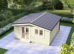 One Bed A2 Log Cabin Log Home -Mycabin.ie