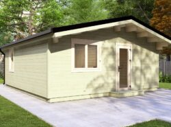 One Bed B Log Cabin Log Homes-Mycabin.ie