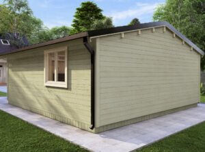 One Bed B Log Cabin Log Homes-Mycabin.ie