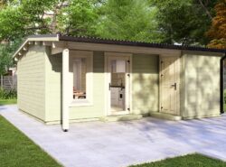 Armagh A2 Log Cabin -Mycabin.ie