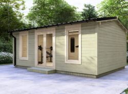 Longford Log Cabin- Mycabin.ie - Exterior