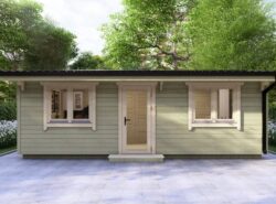 One Bed D2 Log Cabin -Mycabin.ie