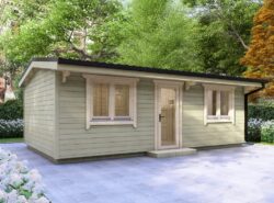 One Bed D2 Log Cabin -Mycabin.ie